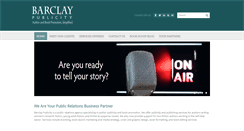 Desktop Screenshot of barclaypublicity.com